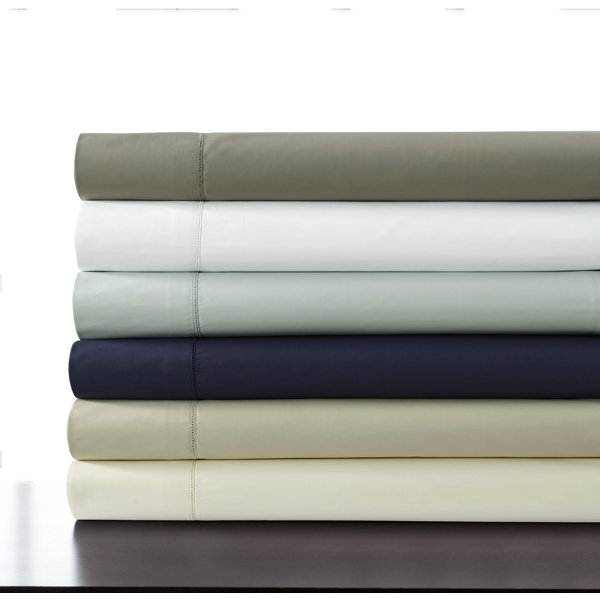 Tribeca Living 500 Thread Count 100 Cotton Percale Extra Deep Pocket